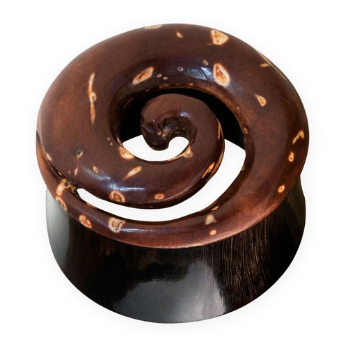 Flesh plug ohr - ohr, holz